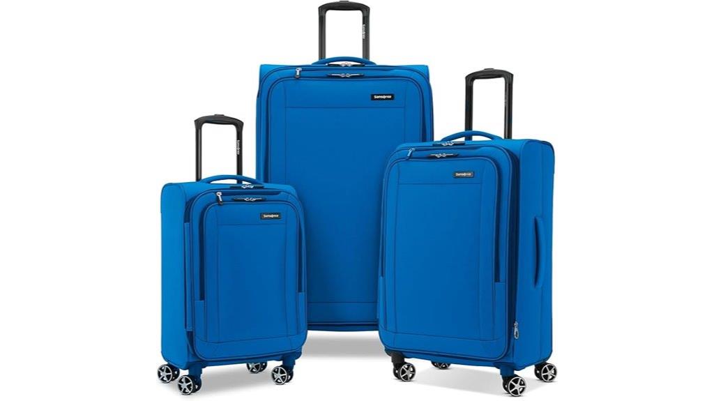 expandable softside luggage set
