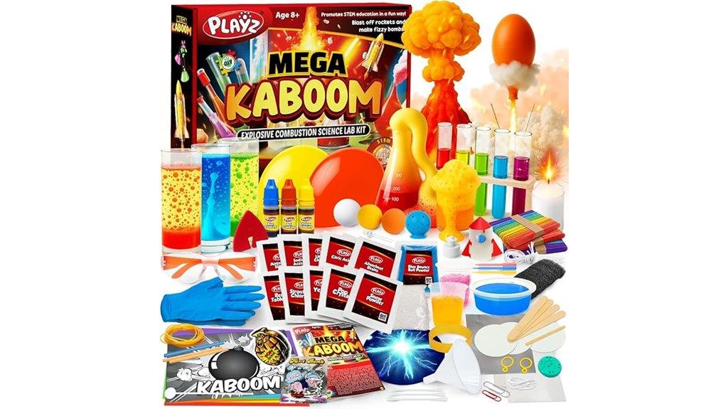 explosive science experiments kit