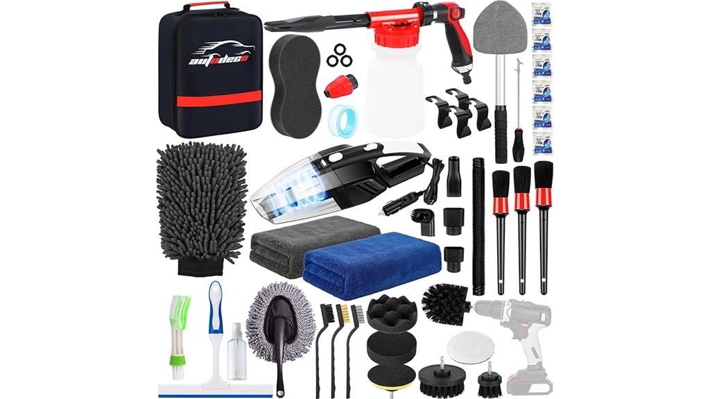 forty piece car cleaning set