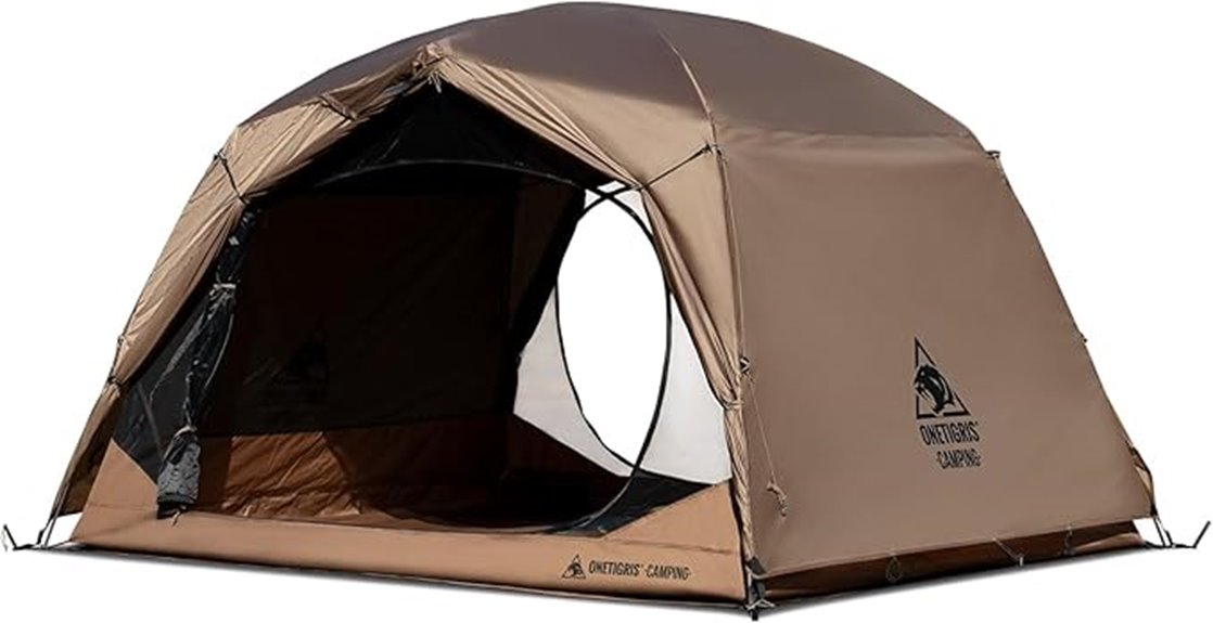 four person outdoor camping tent