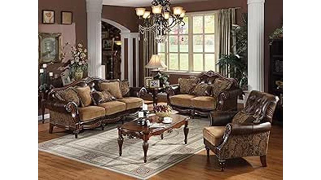 four piece living room ensemble