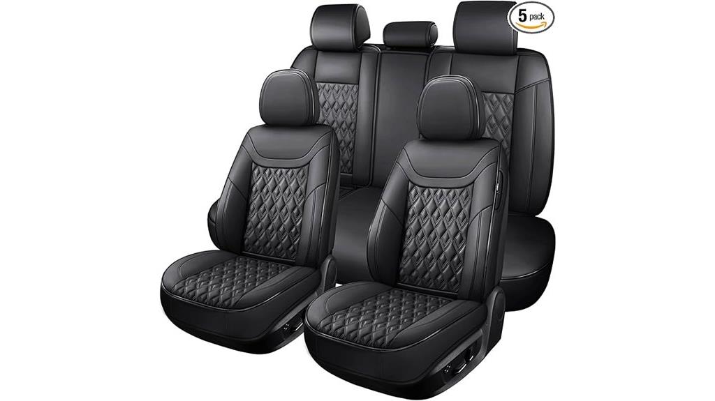 full leather car seat set