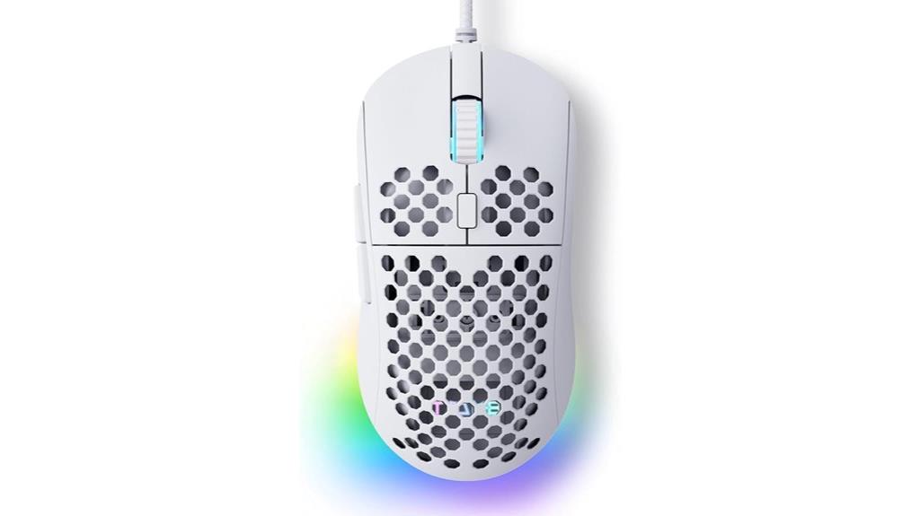 gaming mouse with falcon design