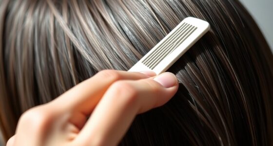 gentle brushing prevents breakage