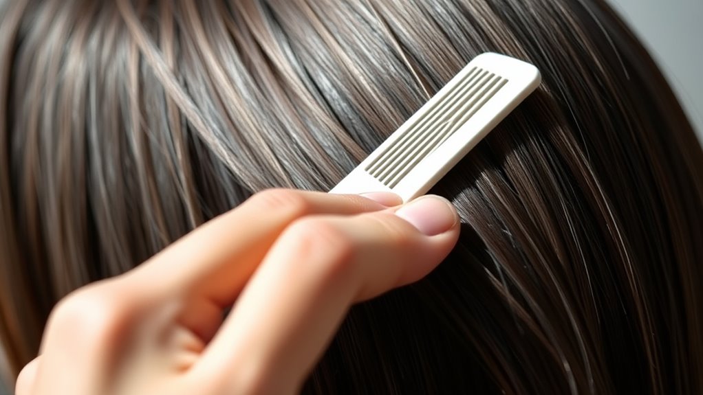 gentle brushing prevents breakage