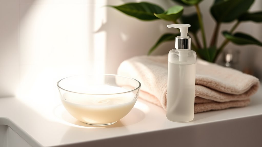 gentle hypoallergenic skincare routine