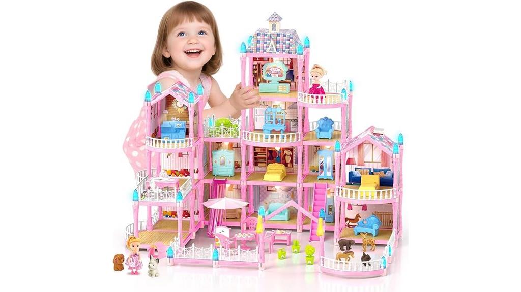 girls doll house with accessories