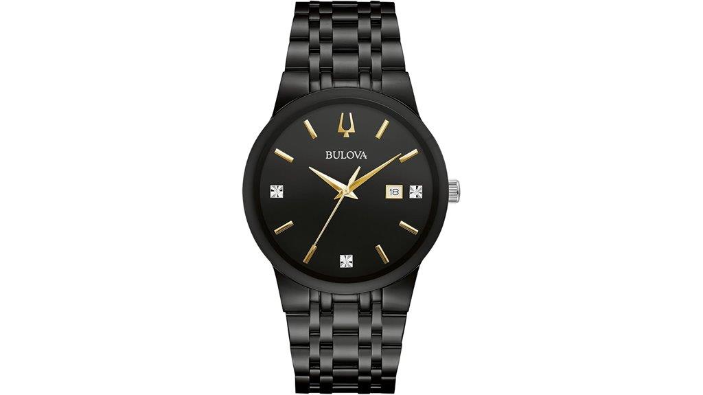gold tone stainless watch