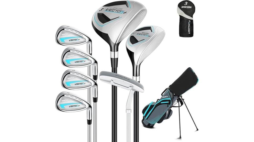 golf club set with accessories