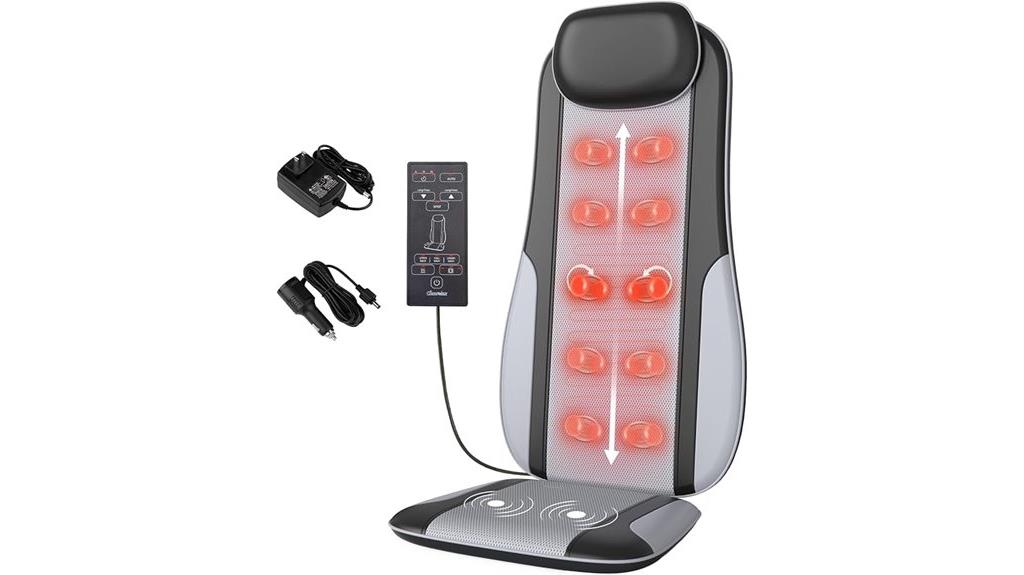 heat infused shiatsu massage