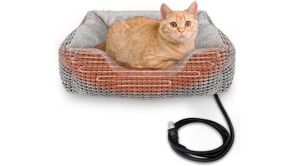 heated indoor cat bed