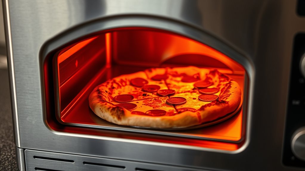 high temperature pizza oven features