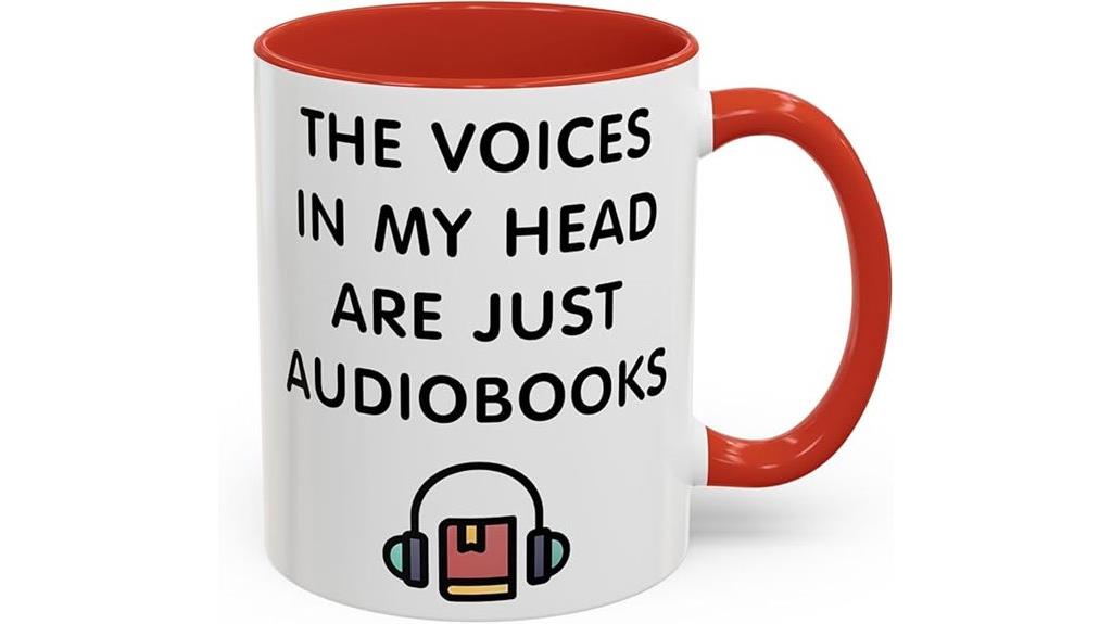 humorous book lover mug