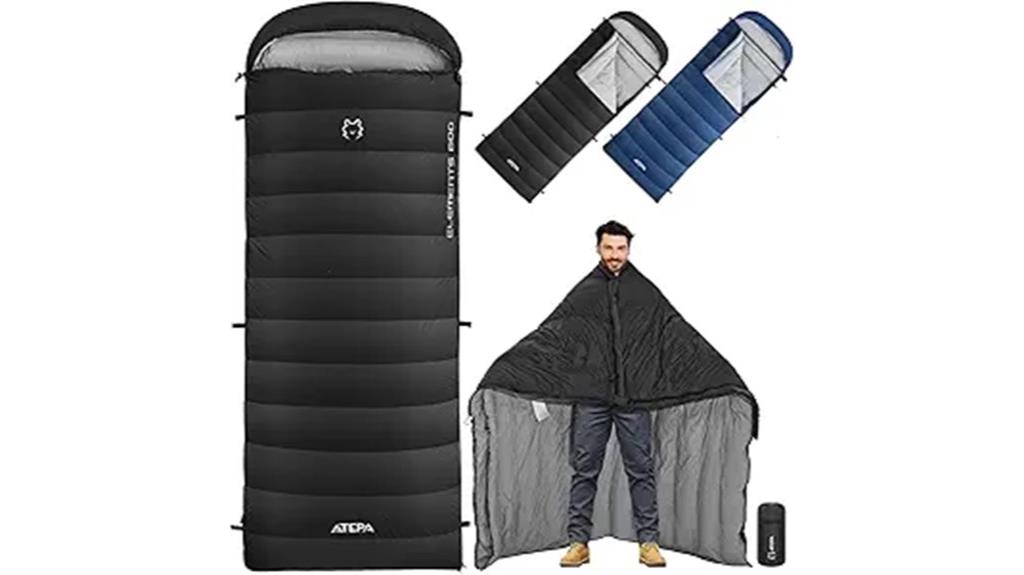 insulated sleeping bag compression