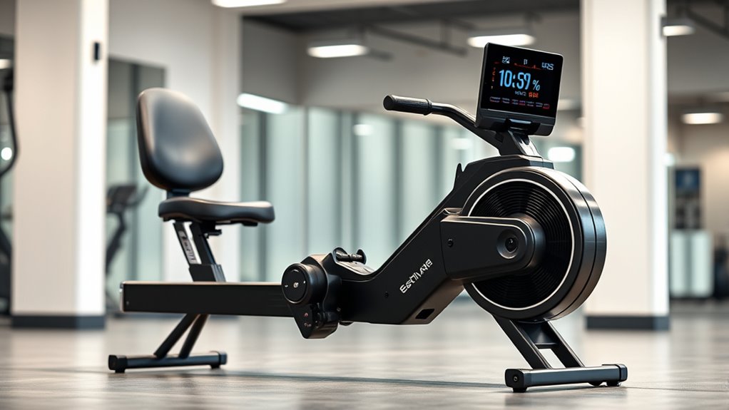 key rowing machine features