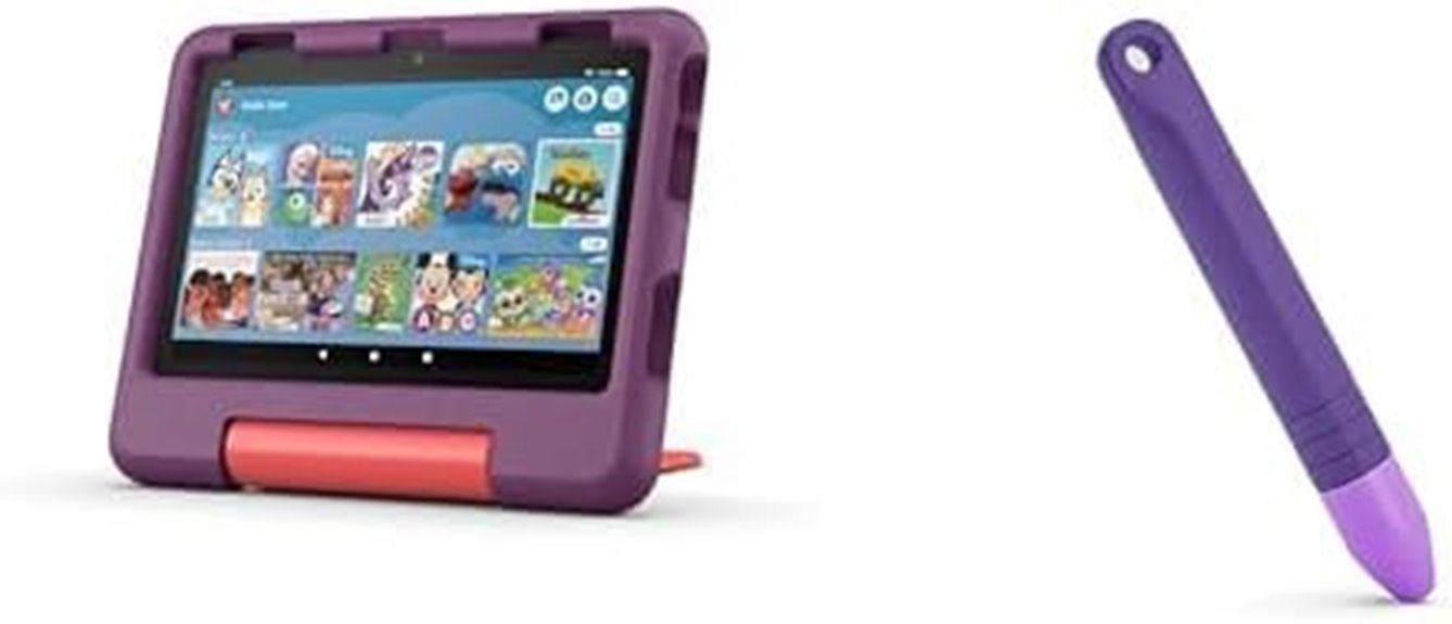kids fire hd 8 grape bundle