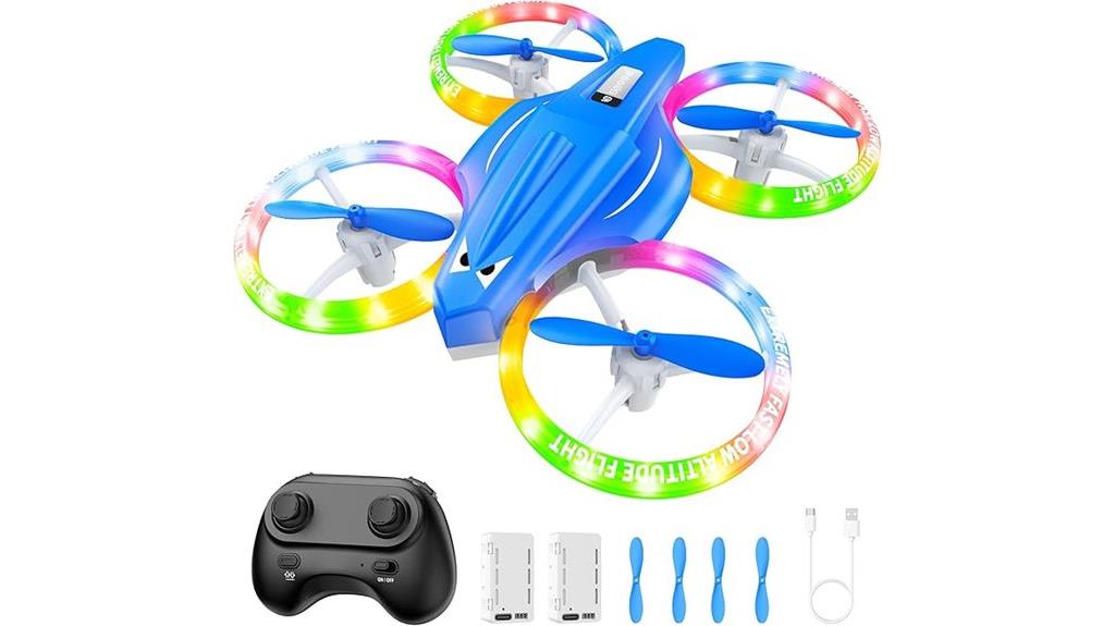 kids lighted drone modes