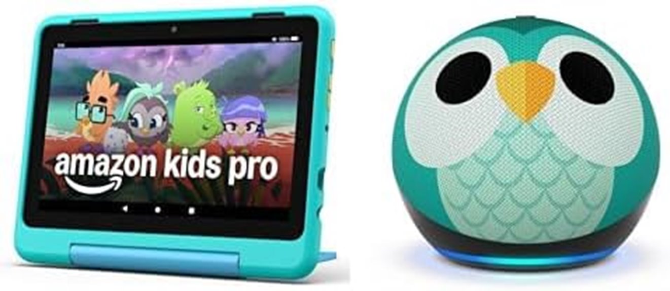 kids tablet and echo