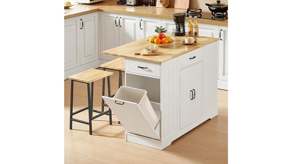 kitchen island with storage