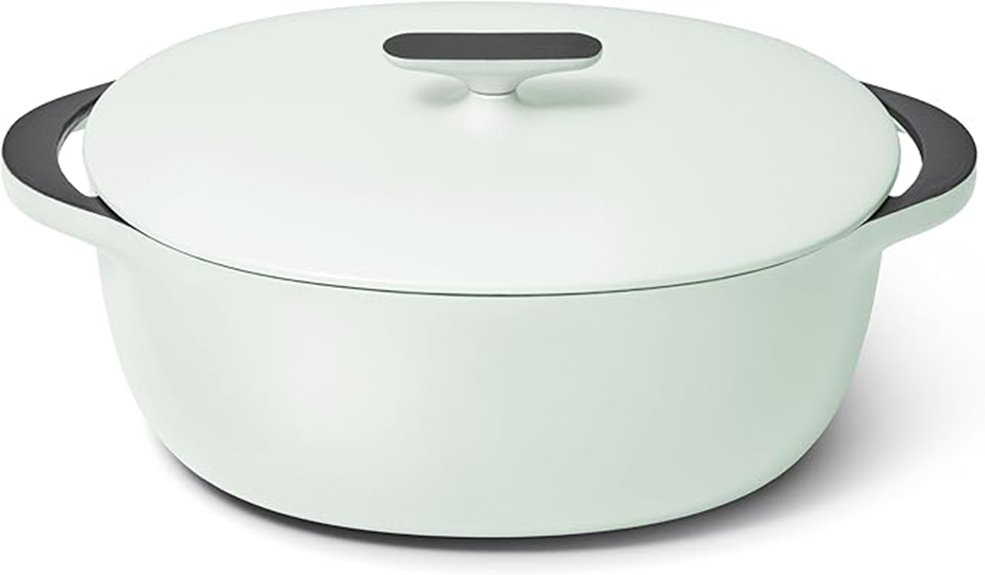 large enameled cast iron dutch oven