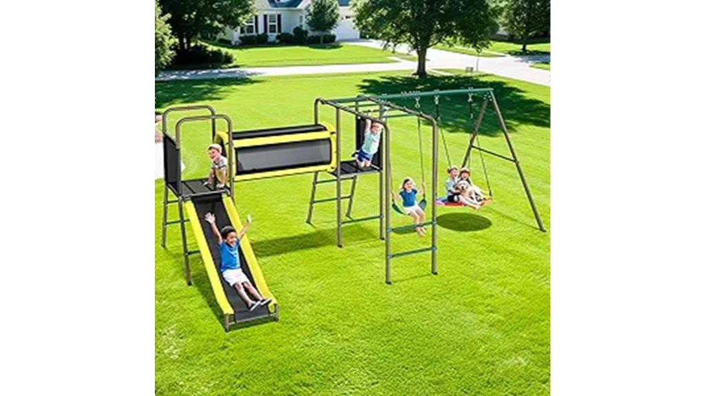 large outdoor kids playset