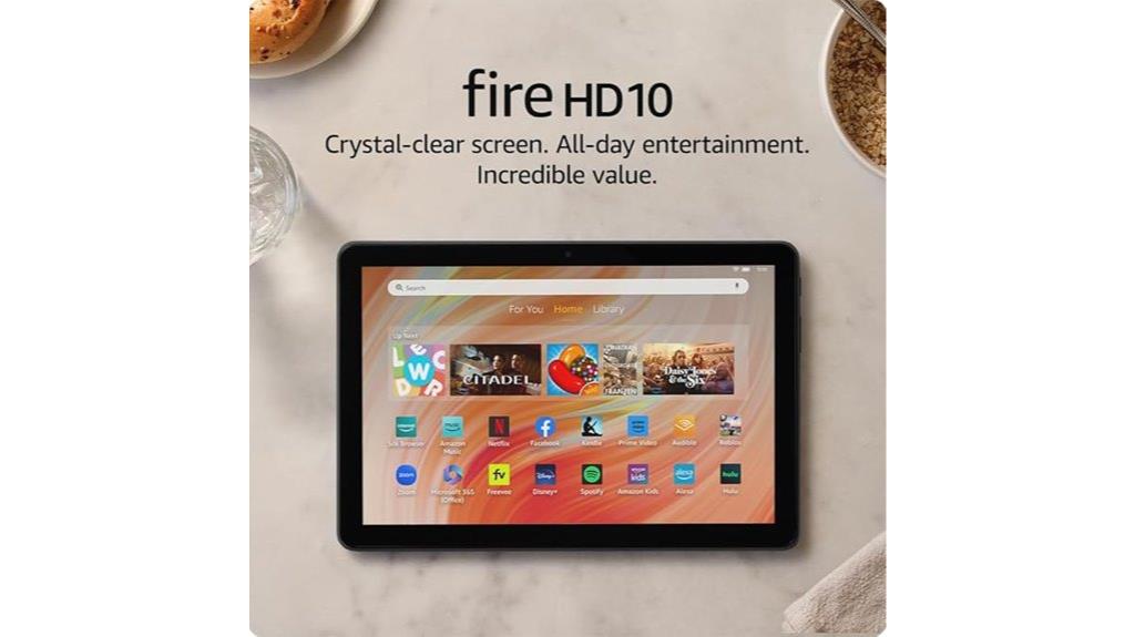 large screen amazon tablet