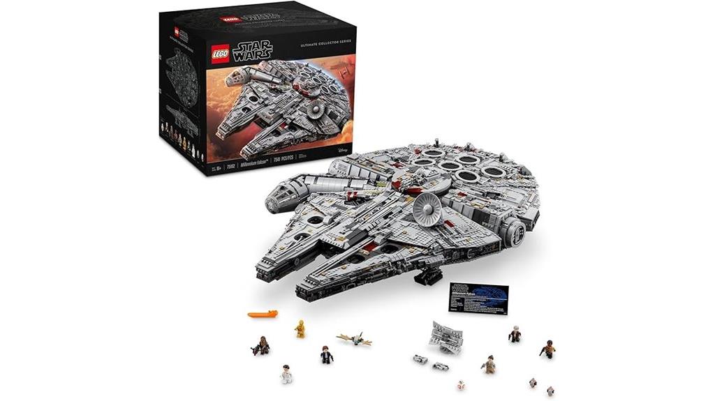 lego millennium falcon model