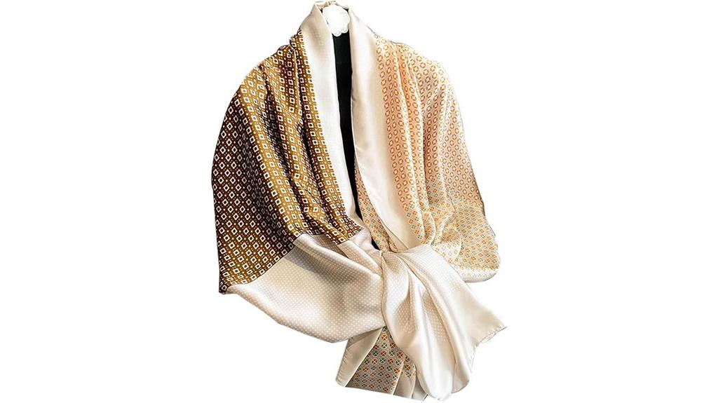 lightweight floral shawl