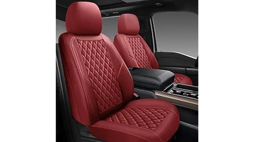 luxurious leather seat covers