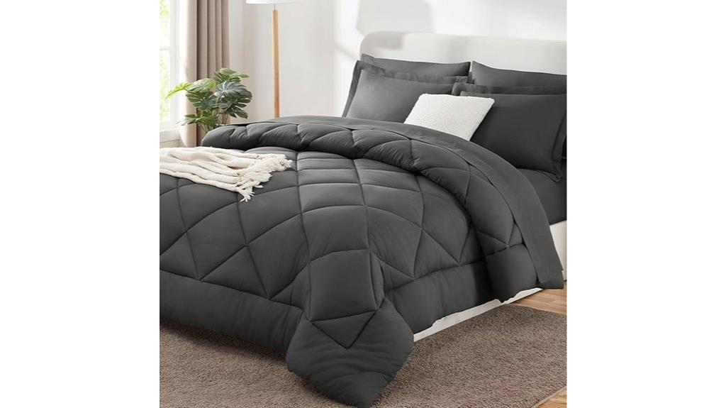 luxury bedding with seven pieces