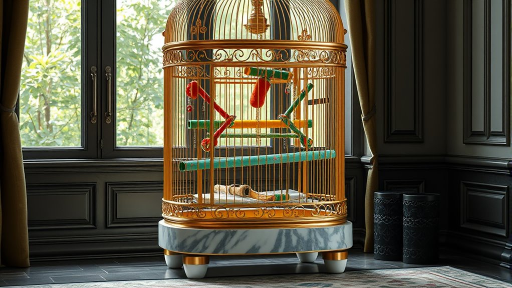 luxury bird cages selection