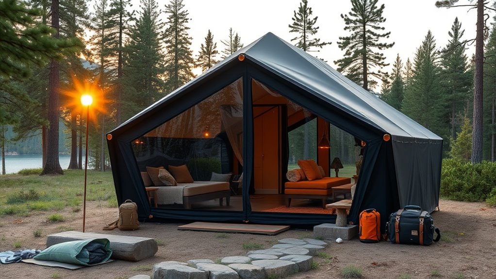 luxury camping tent guide