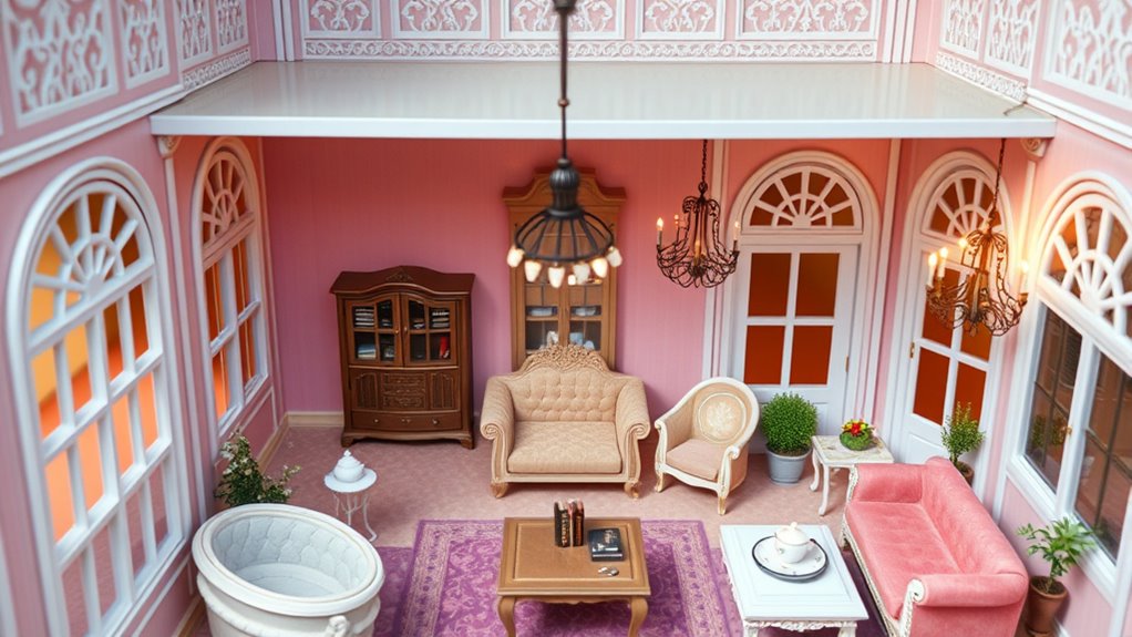 luxury dollhouses with accessories