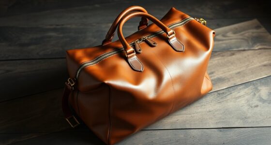 luxury leather travel bags