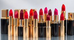 luxury lipstick collection showcase