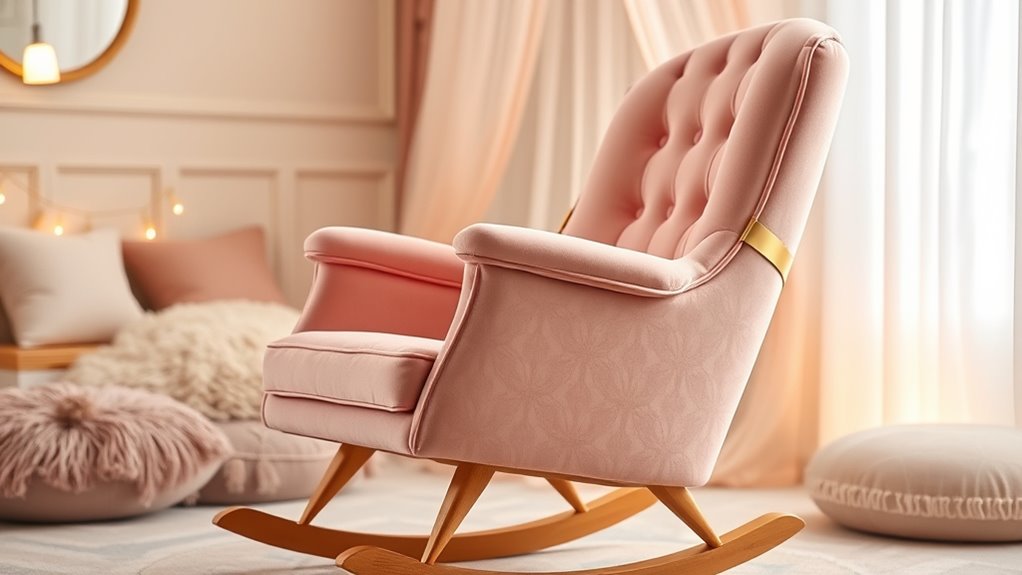 luxury nursery rocking chair selection