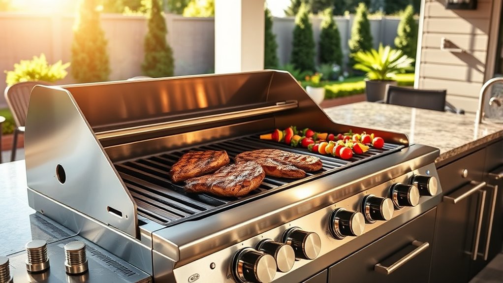 luxury outdoor grill selections