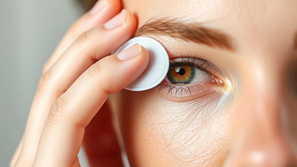 maintain eye patch hygiene