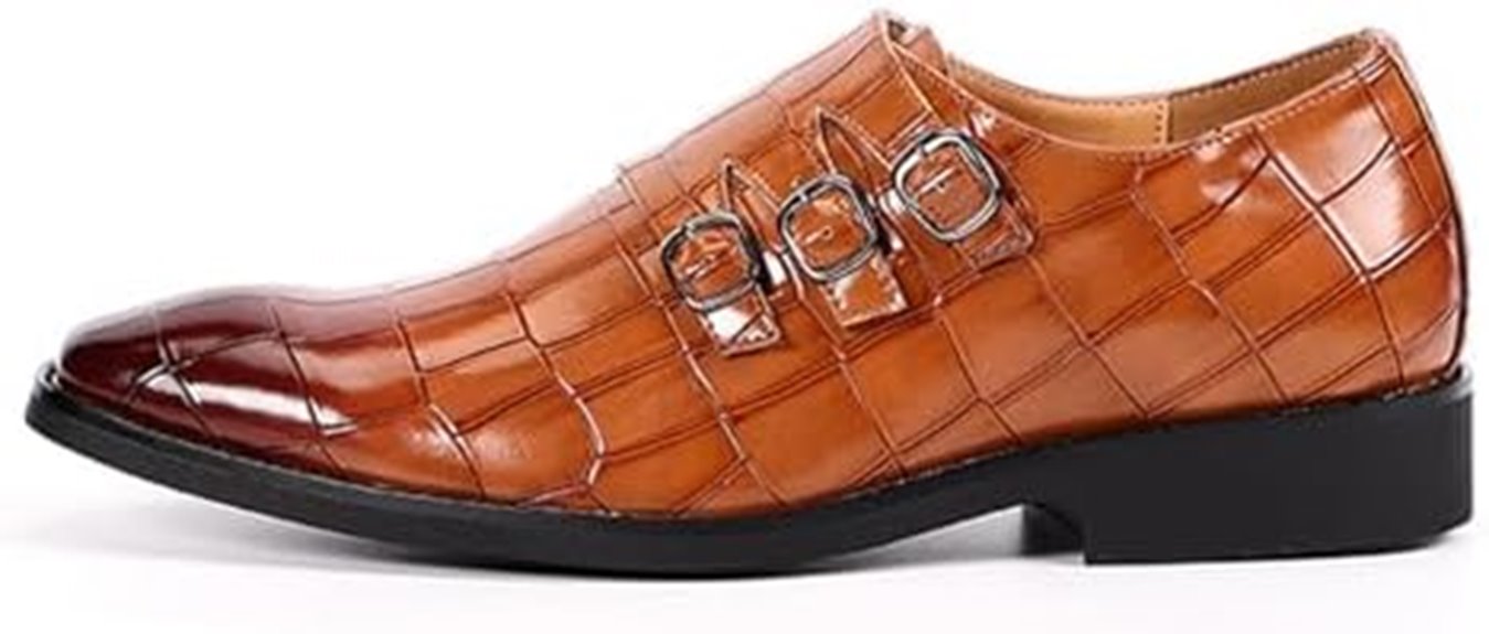 men s stylish patterned dress shoes