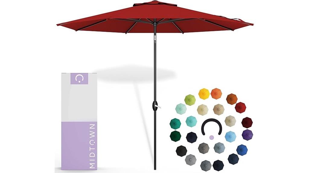 midtown sunbrella outdoor umbrella