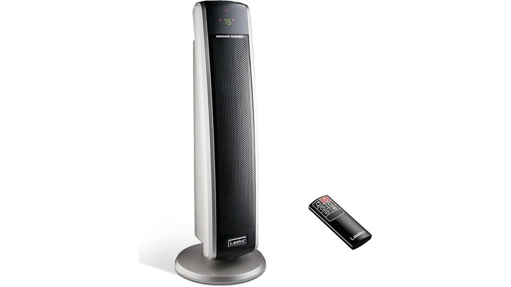 oscillating ceramic tower heater