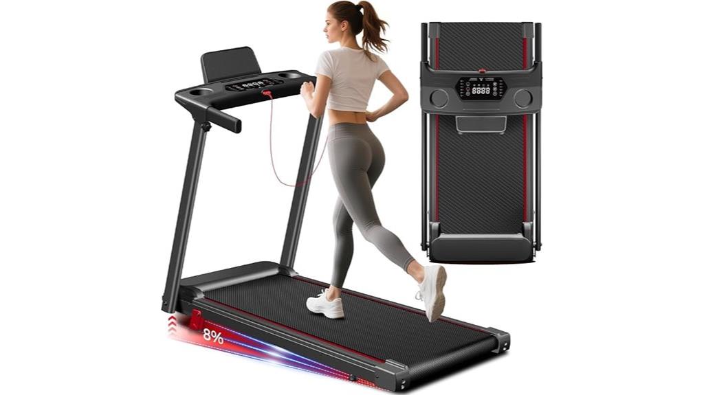 portable incline treadmill for home