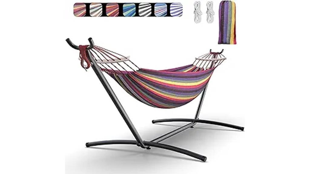 portable steel hammock stand