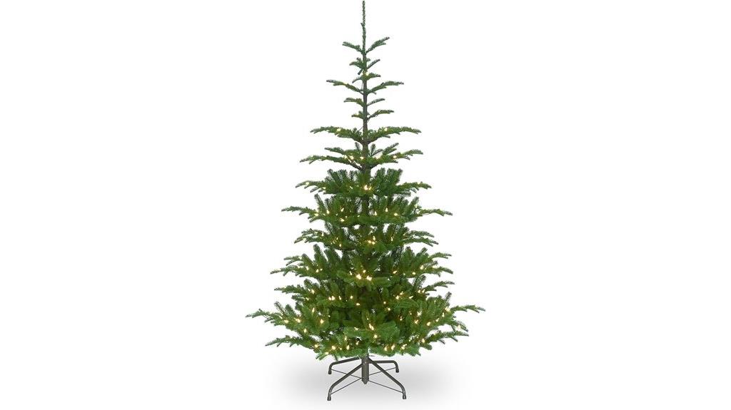 pre lit 7 5 ft christmas tree