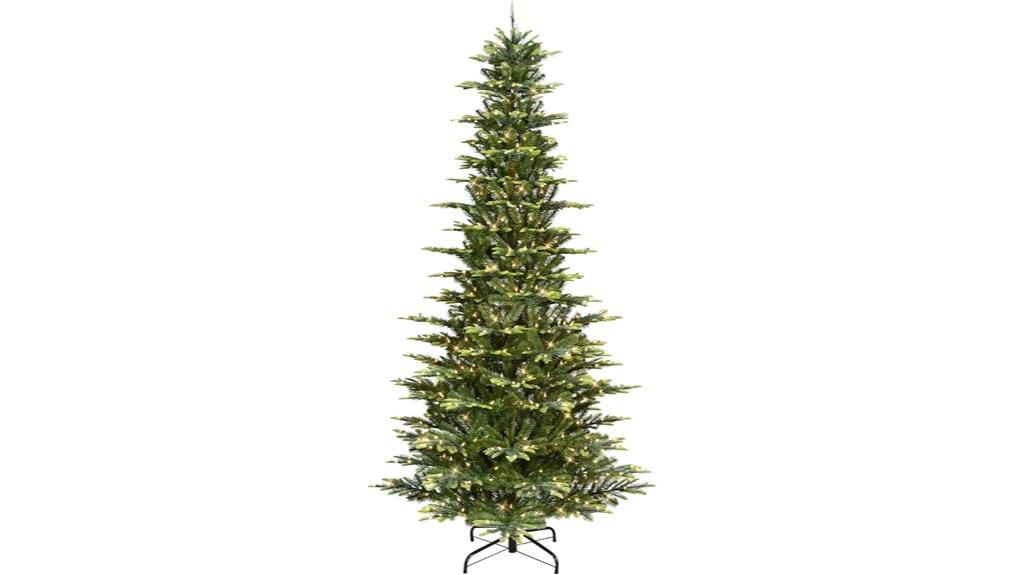 pre lit aspen fir tree