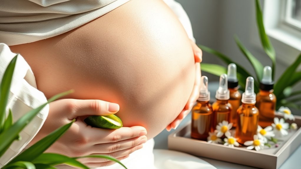 pregnancy safe gentle skincare routine