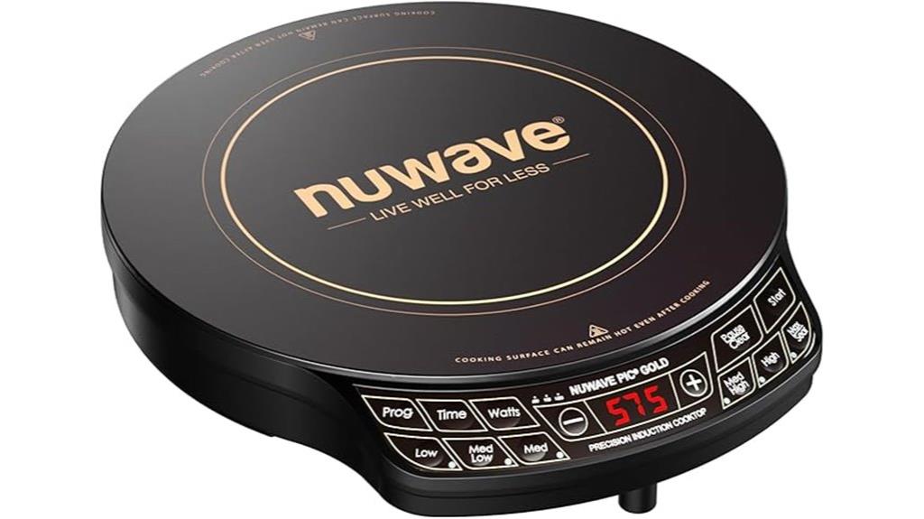 premium gold induction cooktop