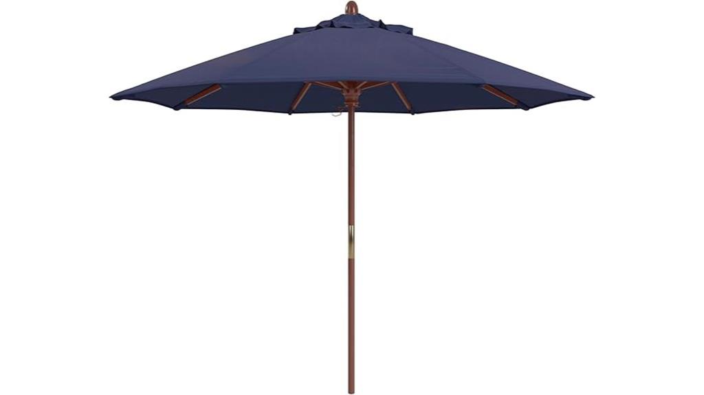 premium hardwood commercial umbrella