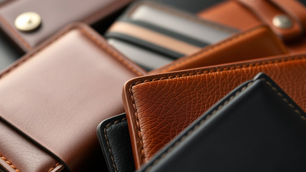 premium leather wallet features