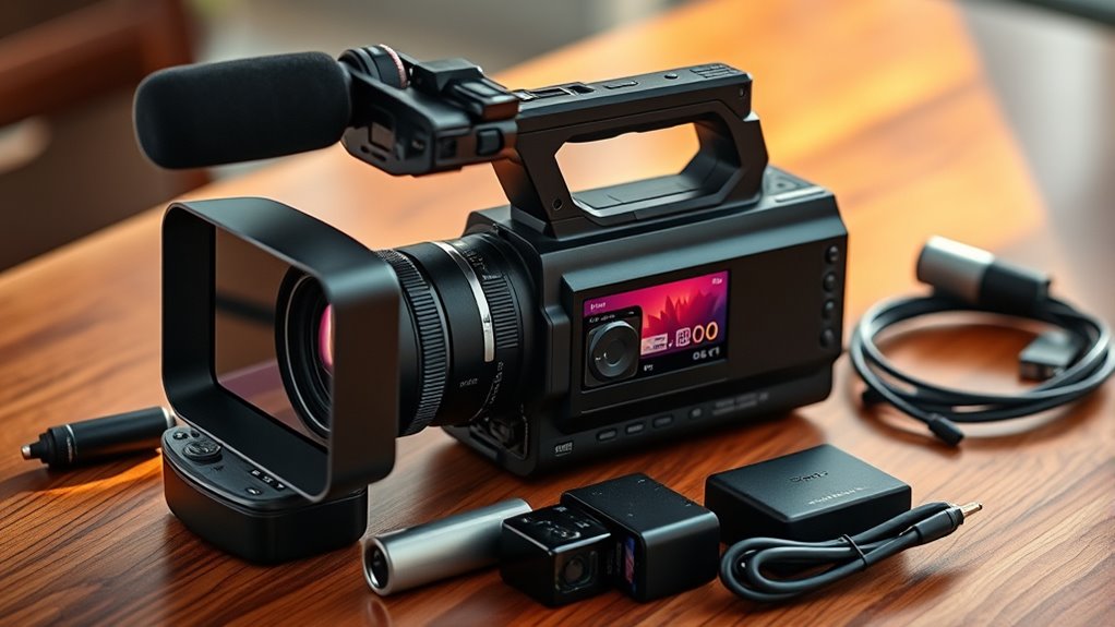 professional video camcorder essentials